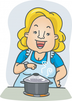 Mother Cooking Clipart - Clip Art Library