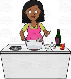 Woman cooking clipart 4 » Clipart Station