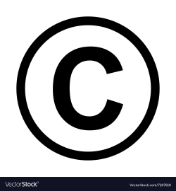 Copyright symbol icon