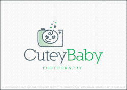 Cutey Baby Photo | Readymade Logos for Sale