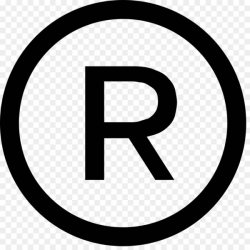 Registered trademark symbol Service mark Copyright - r - PNG ...