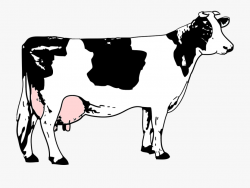 Download for free 10 PNG Cow clipart black and white milk ...