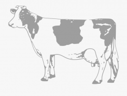 Cow Svg Milk - Transparent Cow Clipart Black And White ...