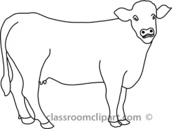 Cattle clipart outline, Cattle outline Transparent FREE for ...