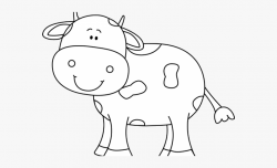 Black Cow Cliparts - Black And White Cow For Coloring, Cliparts ...