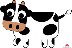 Black And White Cow Clipart | Free download best Black And White Cow ...