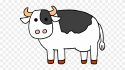 Cartoon Cow Drawings - Cartoon Cow Clipart (#1204795) - PinClipart