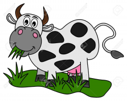 Cow eating clipart » Clipart Portal