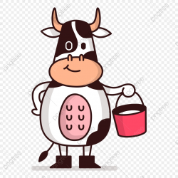 Milk Cow, Cow Clipart, Milk Clipart, Milk PNG Transparent Image and ...
