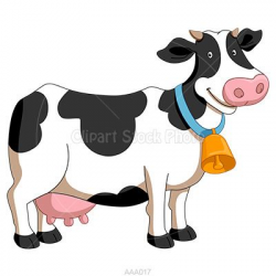 Milk Cow Clipart Illustration, Royalty Free Dairy Cattle Stock Image ...
