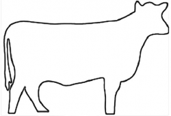 Free Outline Of A Cow, Download Free Clip Art, Free Clip Art on ...