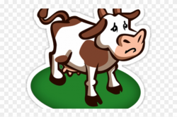 Cattle Clipart Sad - Farmville Cow, HD Png Download - 640x480 ...