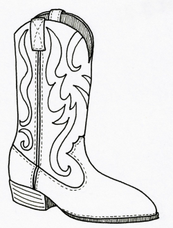 Cowboy boots coloring pages - Coloring Pages & Pictures ...