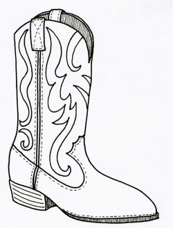 Free Drawings Of Cowboy Boots, Download Free Clip Art, Free ...