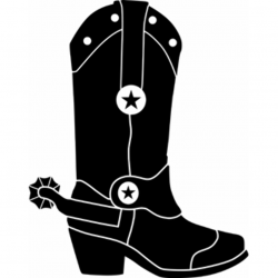 Free Cowgirl Boots Silhouette, Download Free Clip Art, Free ...