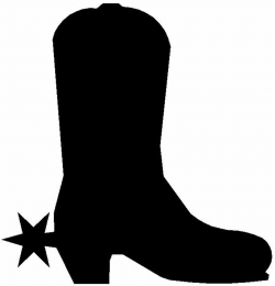 cowboy boots scroll saw patterns | Cowboy Boot Silhouette ...