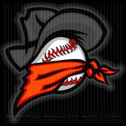 Cowboy Hat Baseball Cartoon Vector Baseball Image