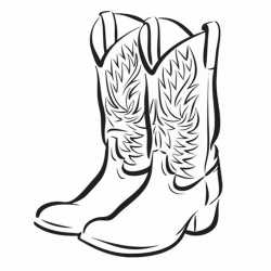 Cowboy Boot Clip Art Free | 32 images of cowboy boots free ...