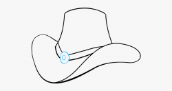 Drawing Cowboys Clipart - Cowboy Hat Drawing Easy #381569 ...