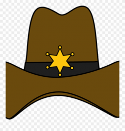 Cowboy Clipart Brown Hat - Cowboy Hat Photo Booth - Png ...