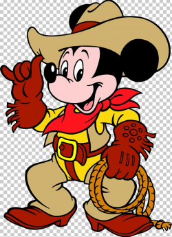 Mickey Mouse Minnie Mouse Pluto Donald Duck Cowboy PNG ...