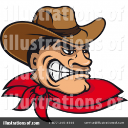 Cowboy Clipart #1114184 - Illustration by Vector Tradition SM