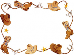 Cowboy free printable clip art borders western border free ...