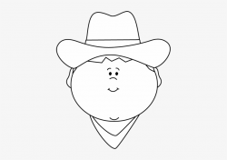 Free Cowboy Clipart Black And White Image 2 Hat Png ...