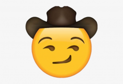 Sad Cowboy Hat Emoji Transparent PNG - 480x482 - Free ...