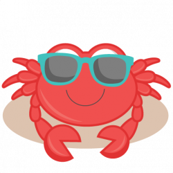 Beach Crab SVG cutting files for scrapbooking ocean svg cut files ...