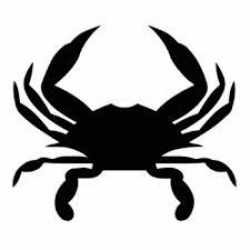 Image result for crab clipart black | Beach House | Custom metal art ...