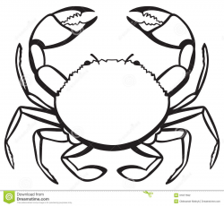 Crab Clipart Black And White | Free download best Crab Clipart Black ...