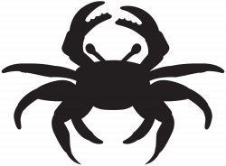 Crab Silhouette PNG Clip Art Image | Gallery Yopriceville - High ...