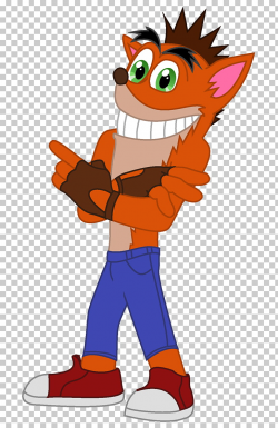 Fiction Vertebrate Cartoon, crash bandicoot PNG clipart ...