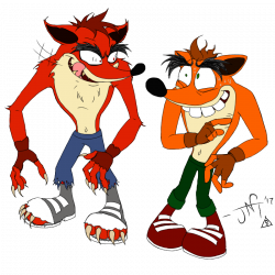 Fake Crash meets Evil Crash : crashbandicoot