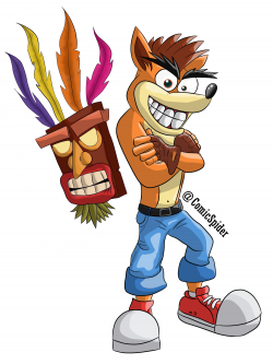 Made some fan art of our favourite Orange Marsupial Crash ...