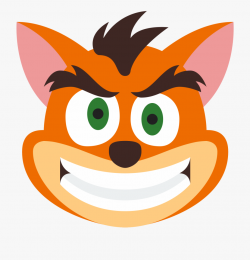 Crash Bandicoot Face Png , Transparent Cartoon, Free ...