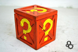 Hand made Crash Bandicoot question mark box