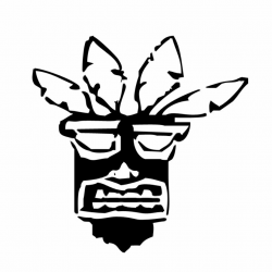 Totem Face stencil template | Face stencils, Crash bandicoot ...