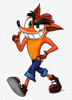 Comission By Naysu - Crash Bandicoot Woah Fanart Clipart ...