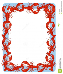 Crawfish Border Transparent & PNG Clipart Free Download - YA-webdesign