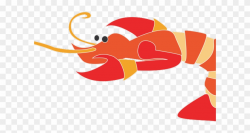 Crawfish Clipart Shrimp - Shrimp - Png Download (#1150232) - PinClipart