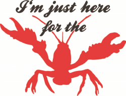 Here for the Crawfish SVG