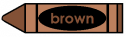 Brown crayon clipart 1 » Clipart Station