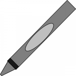 Gray Crayon Clip Art at Clker.com - vector clip art online, royalty ...