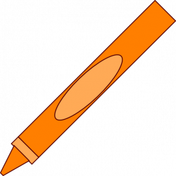Orange crayon clipart free images - WikiClipArt