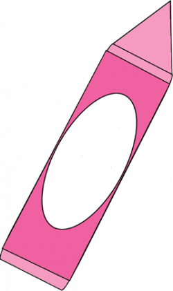 Giant Pink Crayon | Colors Teaching Colors | Clip art, School ...
