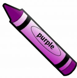 Crayon clipart purple image - WikiClipArt