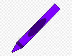 Purple Crayon Clip Art - Png Download (#646841) - PinClipart