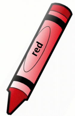 Free Crayon Clipart | Preschool Stuff | Red crayon, Teaching colors ...